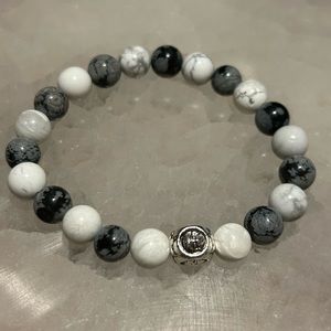 Handcrafted crystal bracelet